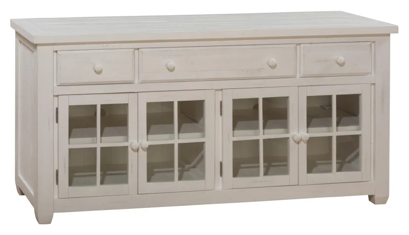 Jofran Madaket Rustic Solid Reclaimed Pine 66"Media Console - Image 3