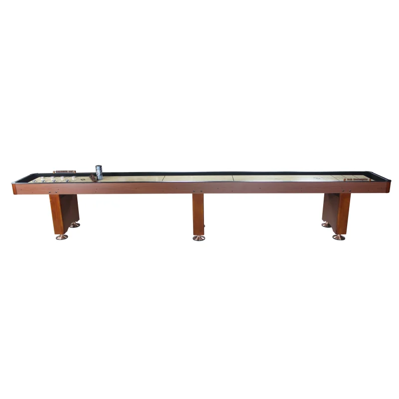 Playcraft Woodbridge Cherry 14' Shuffleboard Table - Image 4