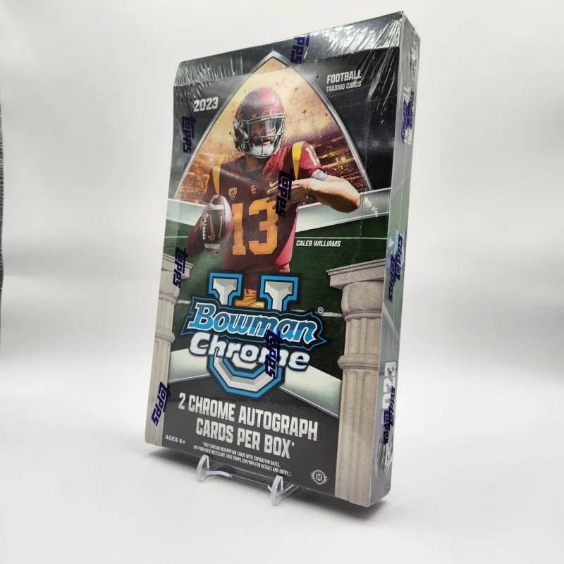 2023 Topps Bowman Chrome University Football Hobby Box - Image 2