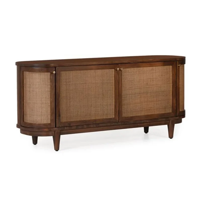 Union Home  68 in. Canggu Media Stand, Porto Dark