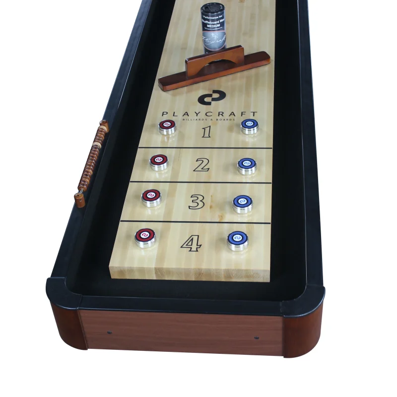Playcraft Woodbridge Cherry 14' Shuffleboard Table - Image 5