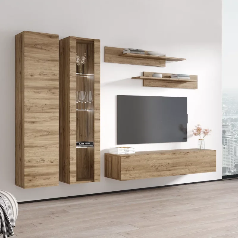 Fly A4 30TV Wall Mounted Floating Modern Entertainment Center - Image 3