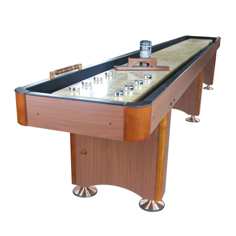 Playcraft Woodbridge Cherry 14' Shuffleboard Table - Image 2