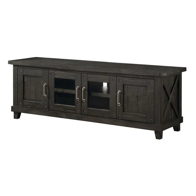 Modus Yosemite 4 Door Solid Wood TV Stand in Cafe - Image 4