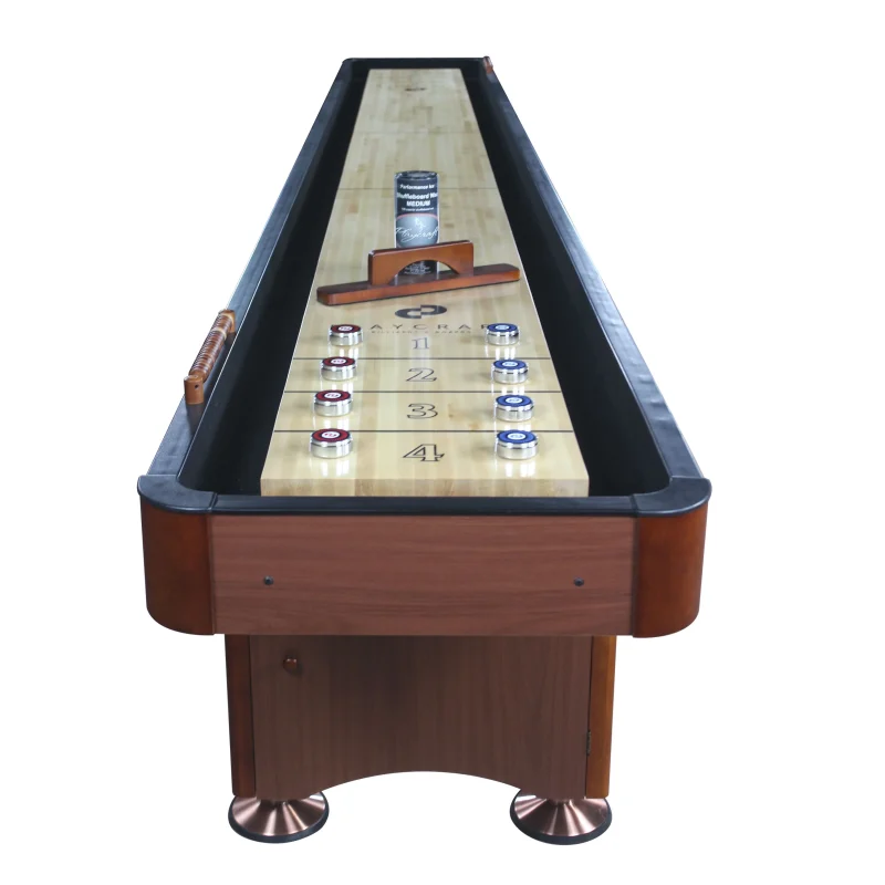 Playcraft Woodbridge Cherry 14' Shuffleboard Table - Image 3
