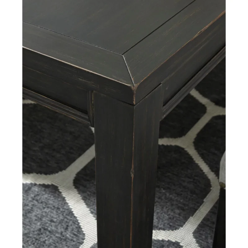 Signature Design by Ashley Jeanette Rectangular Dining Table in Black - Image 3