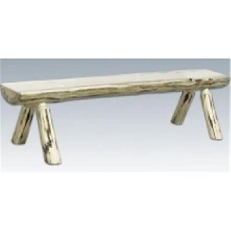 Montana Woodworks  6' Half Log Outdoor Bench 6'