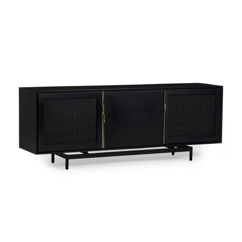 Union Home  26 in. Louisiana 3 Door Media Stand