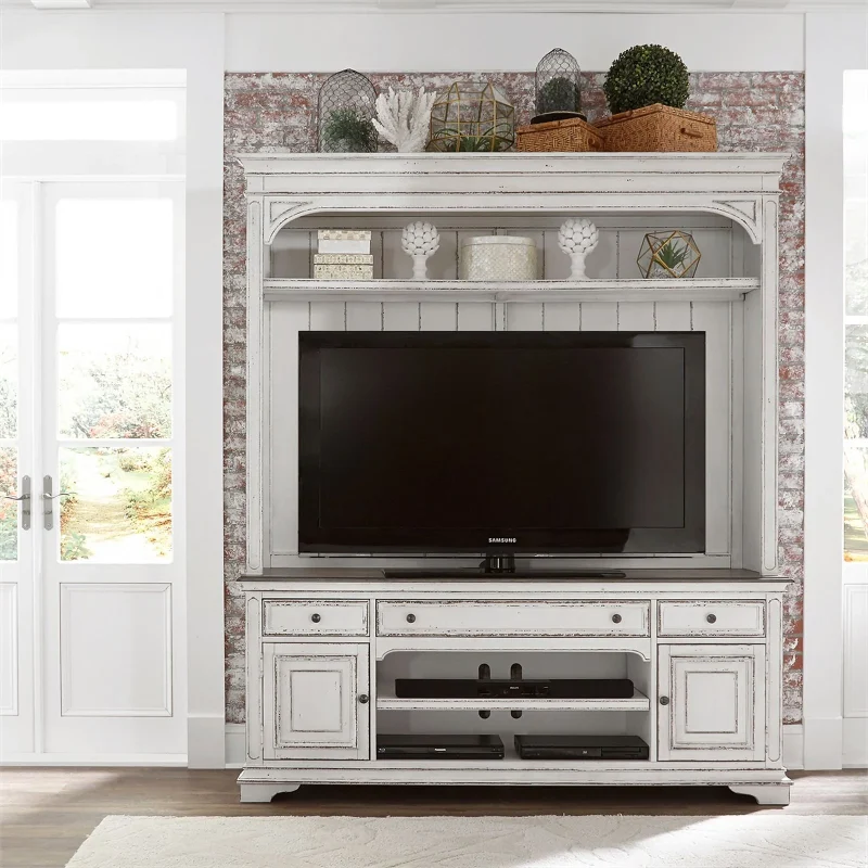 Magnolia Manor White Entertainment TV Stand - Image 10