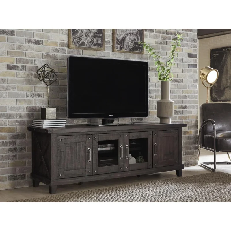 Modus Yosemite 4 Door Solid Wood TV Stand in Cafe