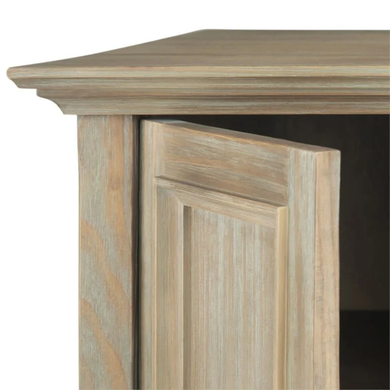 Trent Home Contemporary 72"TV Stand in Distressed Gray - Image 6