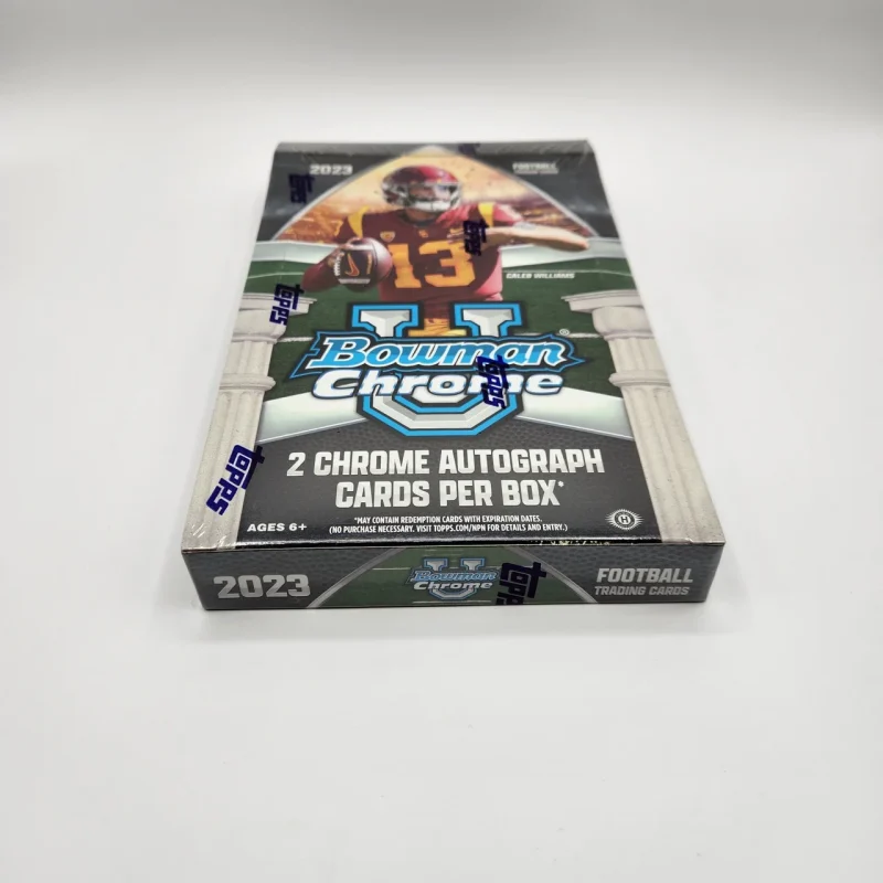2023 Topps Bowman Chrome University Football Hobby Box - Image 3
