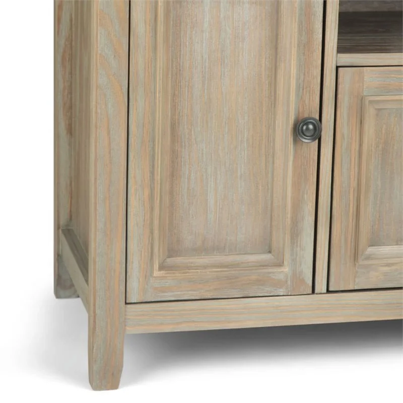 Trent Home Contemporary 72"TV Stand in Distressed Gray - Image 8