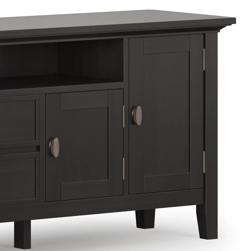 Simpli Home Redmond 72"TV Media Stand in Hickory Brown - Image 5