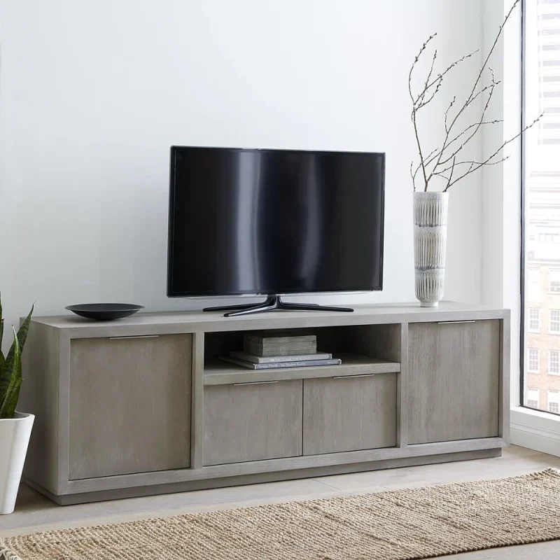 Modus Furniture Oxford Media Console 84 inch in Mineral